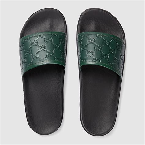 mens gucci sandels|gucci men's slip on sandal.